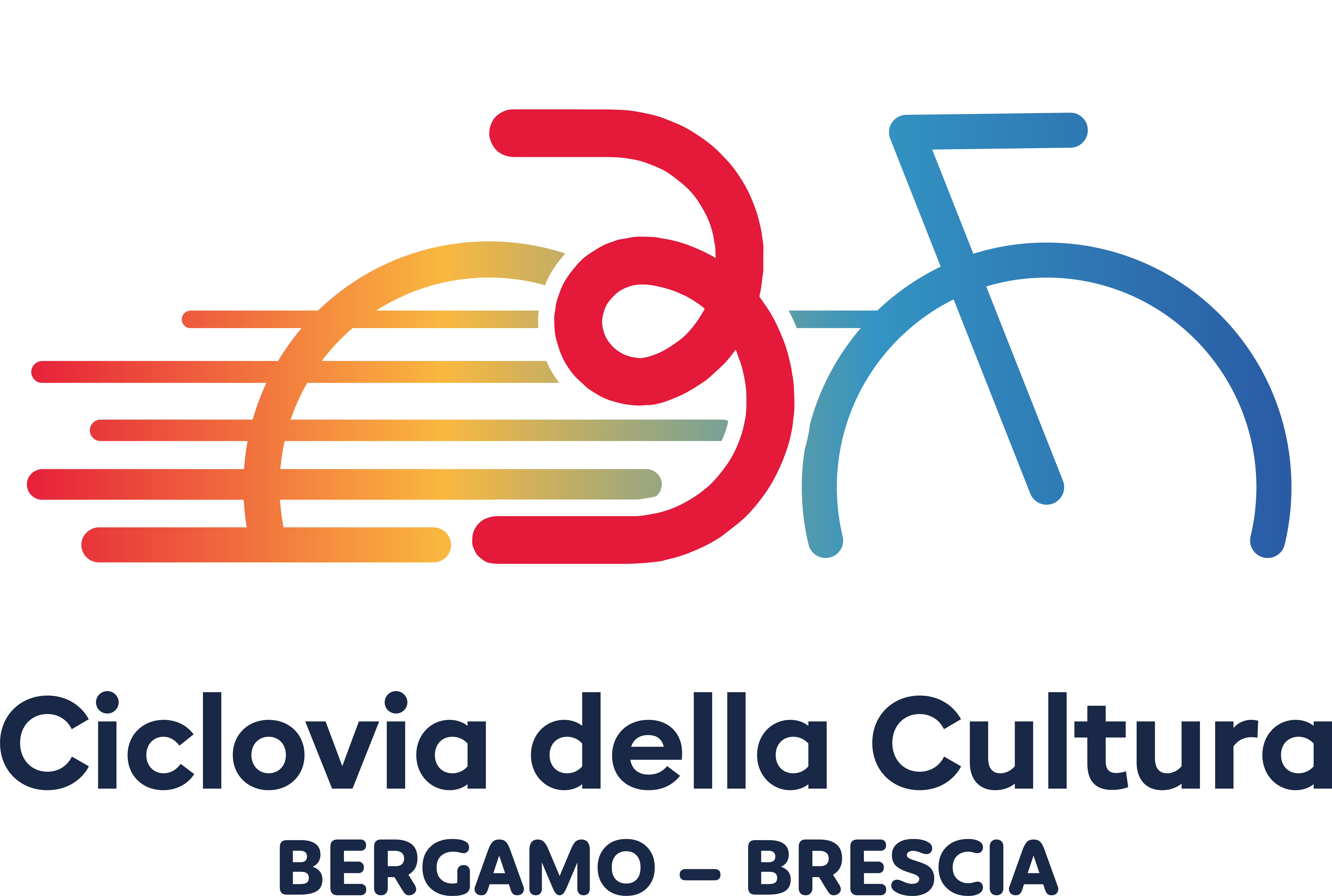 Ciclovia Culturale Bergamo Brescia Logo